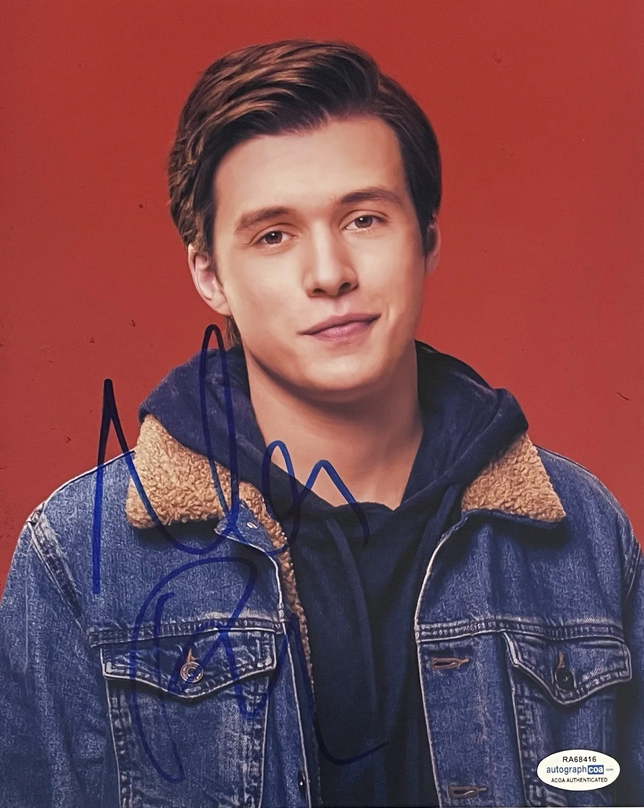 Nick Robinson — Nick Robinson Signed 8x10 Photo From "Love, Simon" Autograph COA, 2020 Auto