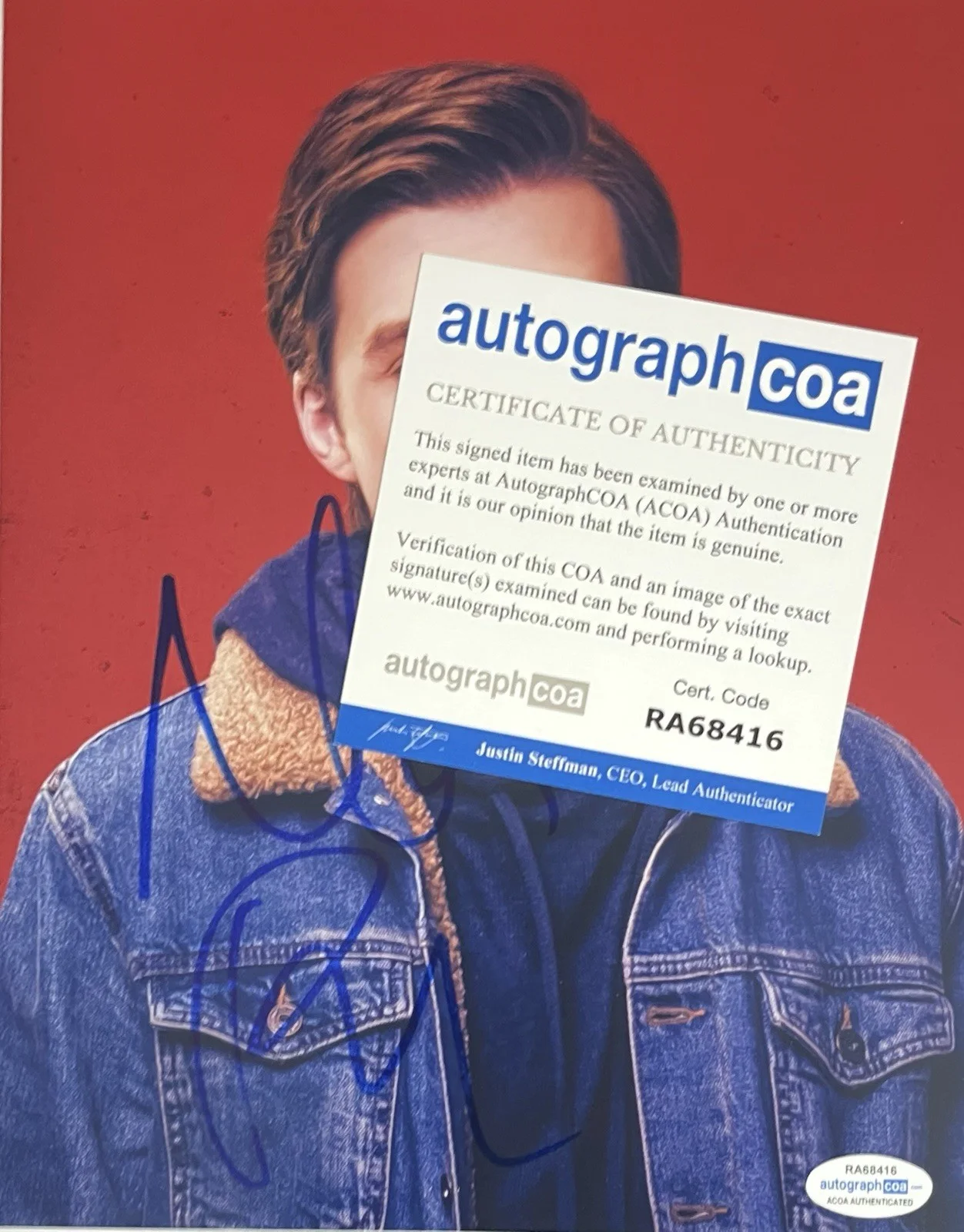 Nick Robinson — Nick Robinson Signed 8x10 Photo From "Love, Simon" Autograph COA, 2020 Auto, изображение 3