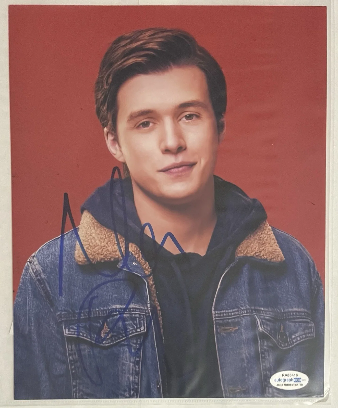 Nick Robinson — Nick Robinson Signed 8x10 Photo From "Love, Simon" Autograph COA, 2020 Auto, изображение 4
