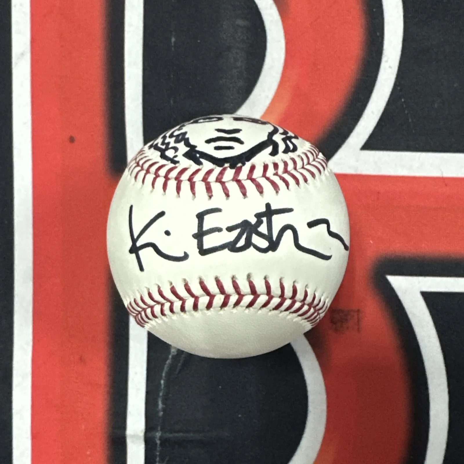 Kevin Eastman — TMNT Kevin Eastman Signed & Sketched Baseball April O’Neill Ninja Turtles BG COA