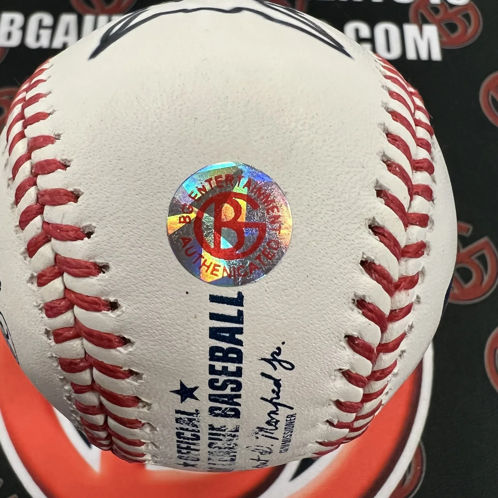 Kevin Eastman — TMNT Kevin Eastman Signed & Sketched Baseball Master Splinter Ninja Turtles BG, изображение 2