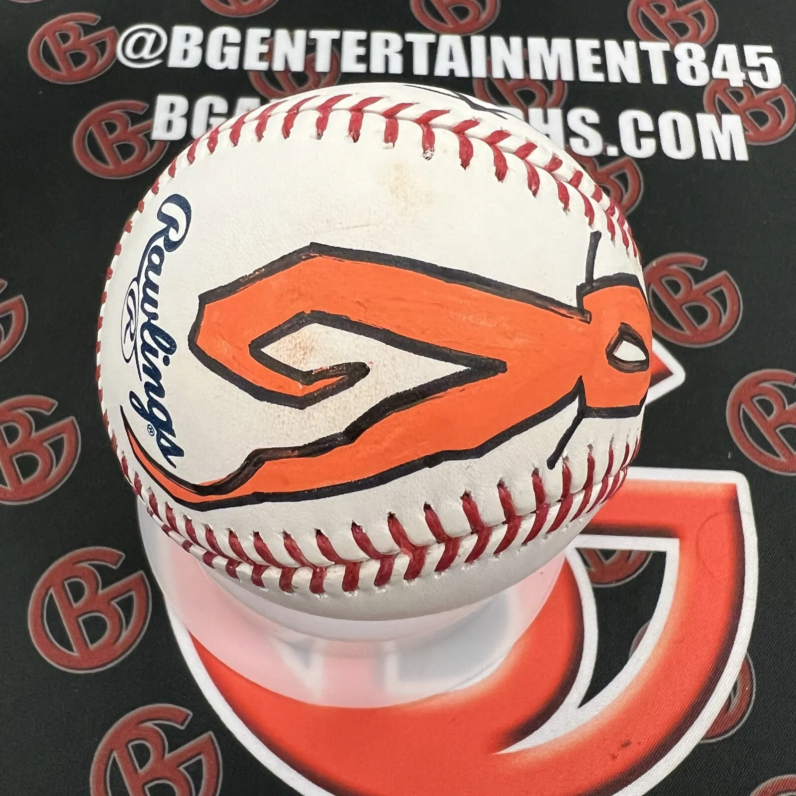 Kevin Eastman — TMNT Kevin Eastman Signed & Sketched Baseball Michaelangelo Ninja Turtles BG COA, изображение 2