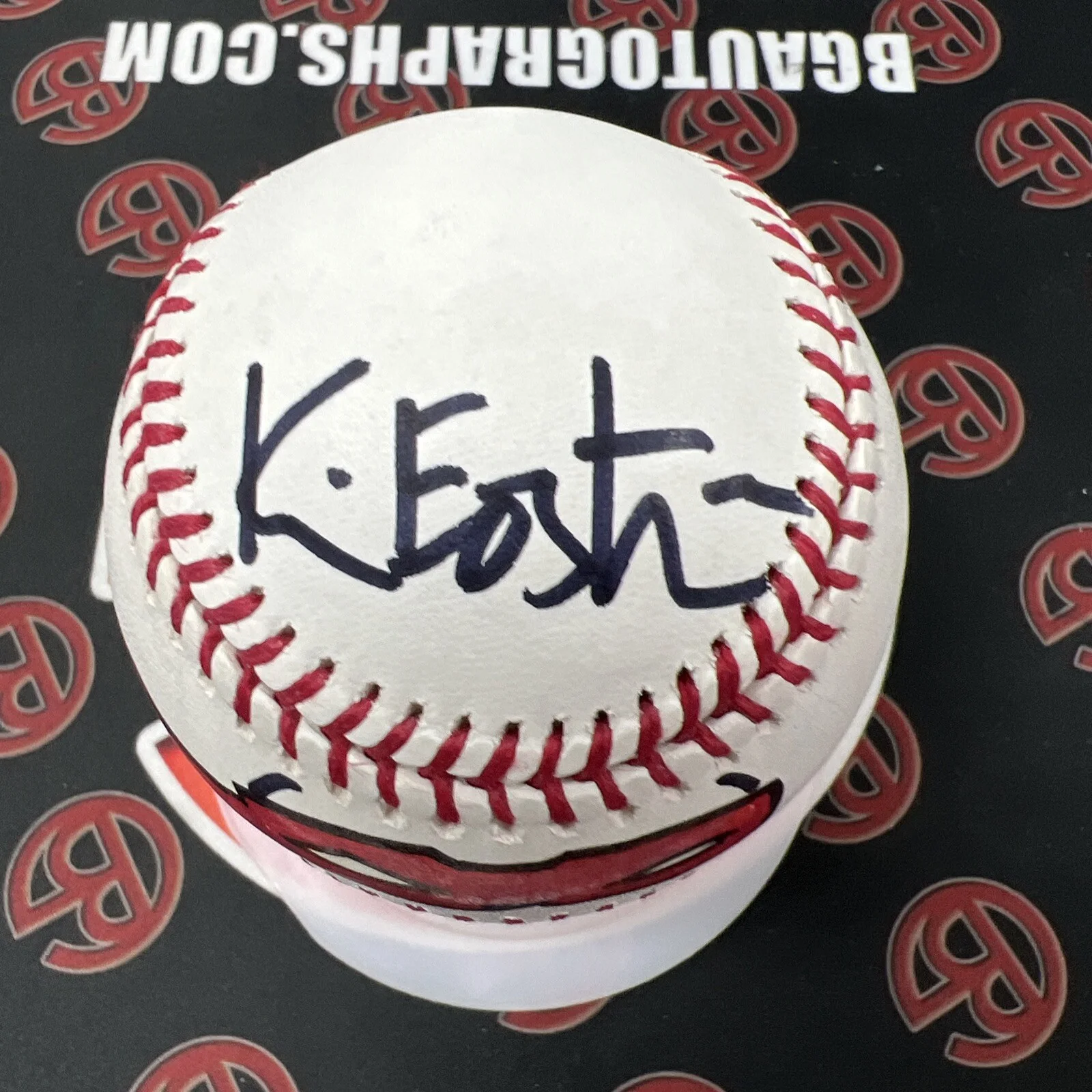 Kevin Eastman — TMNT Kevin Eastman Signed & Sketched Baseball Raphael Ninja Turtles BG COA, image 2