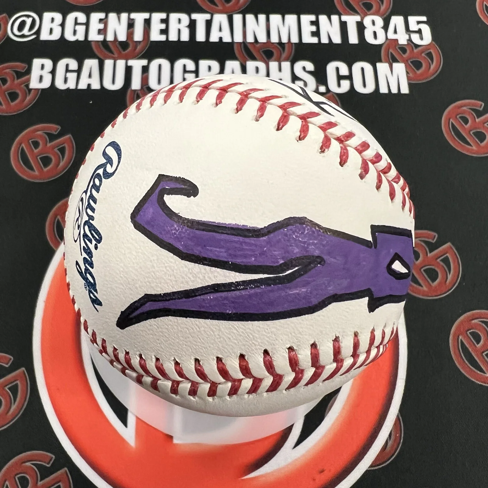 Kevin Eastman — TMNT Kevin Eastman Signed & Sketched Baseball Donatello Ninja Turtles BG COA, изображение 2