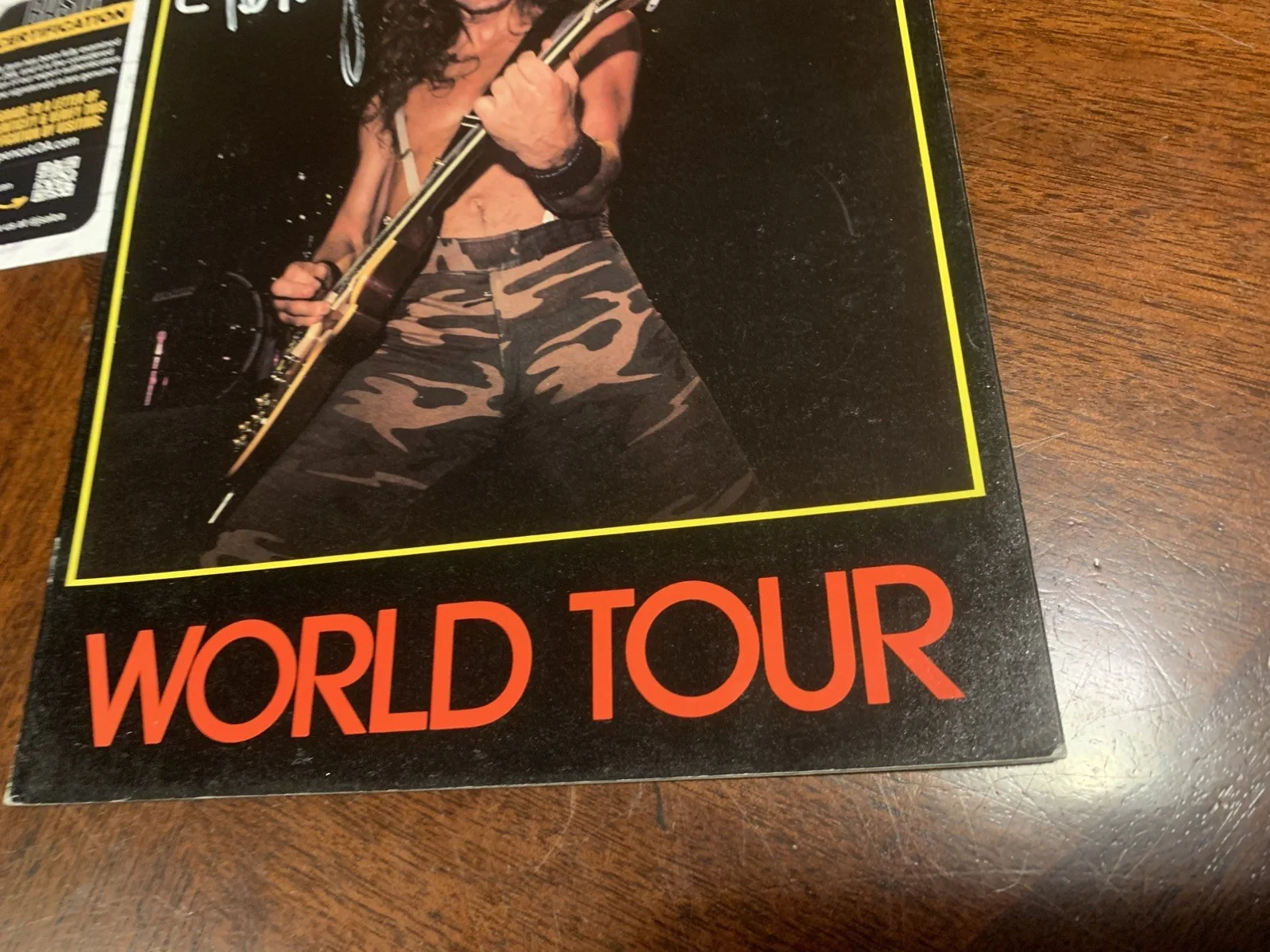 Ted Nugent Signed Autographed 9.5x12 Original 1982 Tour Program JSA Cert, image 3