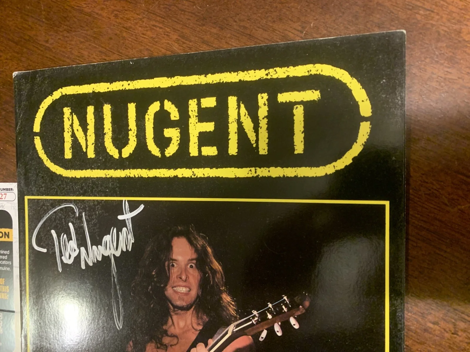 Ted Nugent Signed Autographed 9.5x12 Original 1982 Tour Program JSA Cert, image 5