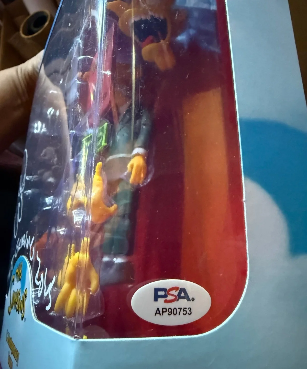 Matt Groening — MATT GROENING SIGNED THE SIMPSONS SUPER 7 MR BURNS TOY PSA DNA, изображение 2