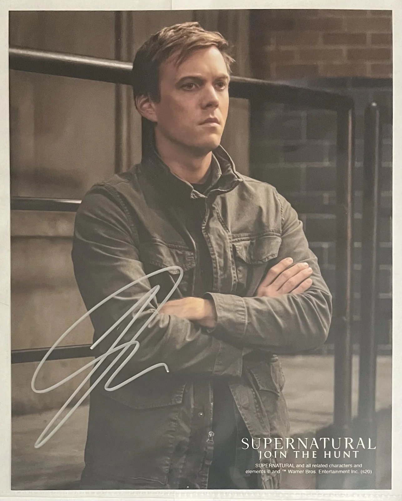 Jake Abel — Jake Abel Supernatural Logo Autographed Signed 8x10 Photo Adam/Michael SWAU, image 5