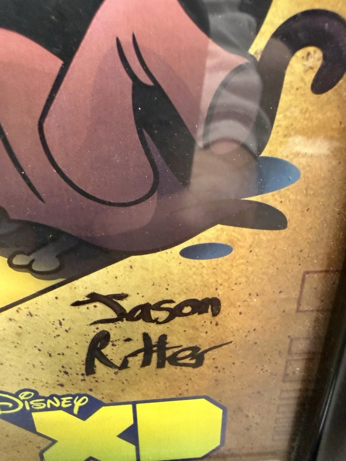 Alex Hirsch — ALEX HIRSCH, Jason Ritter, Kristen Schaal Signed Poster Gravity Falls No COA, изображение 3