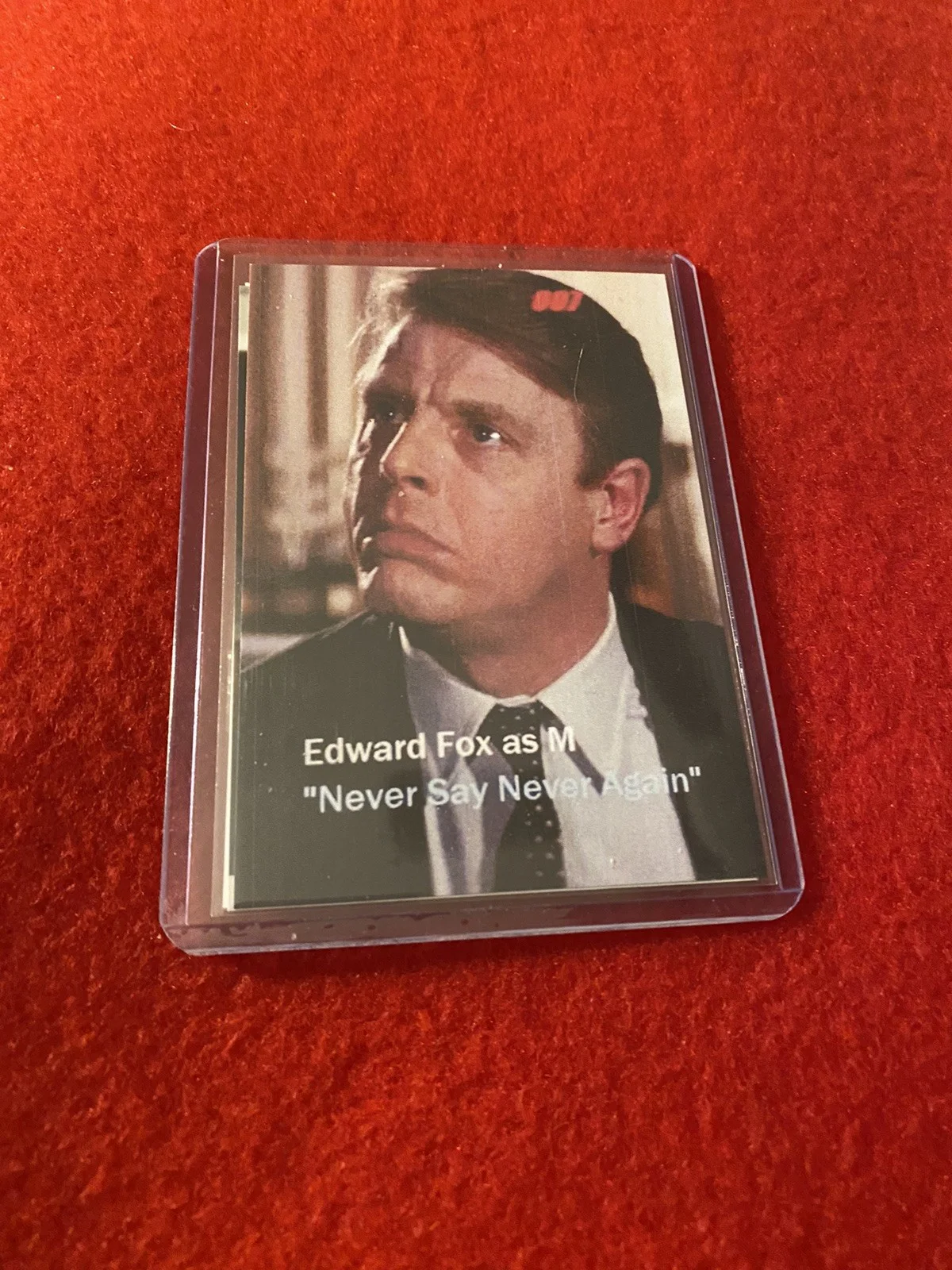 James Bond Autograph- Edward Fox As M In “Never Say Never Again”. + Custom Photo, изображение 2