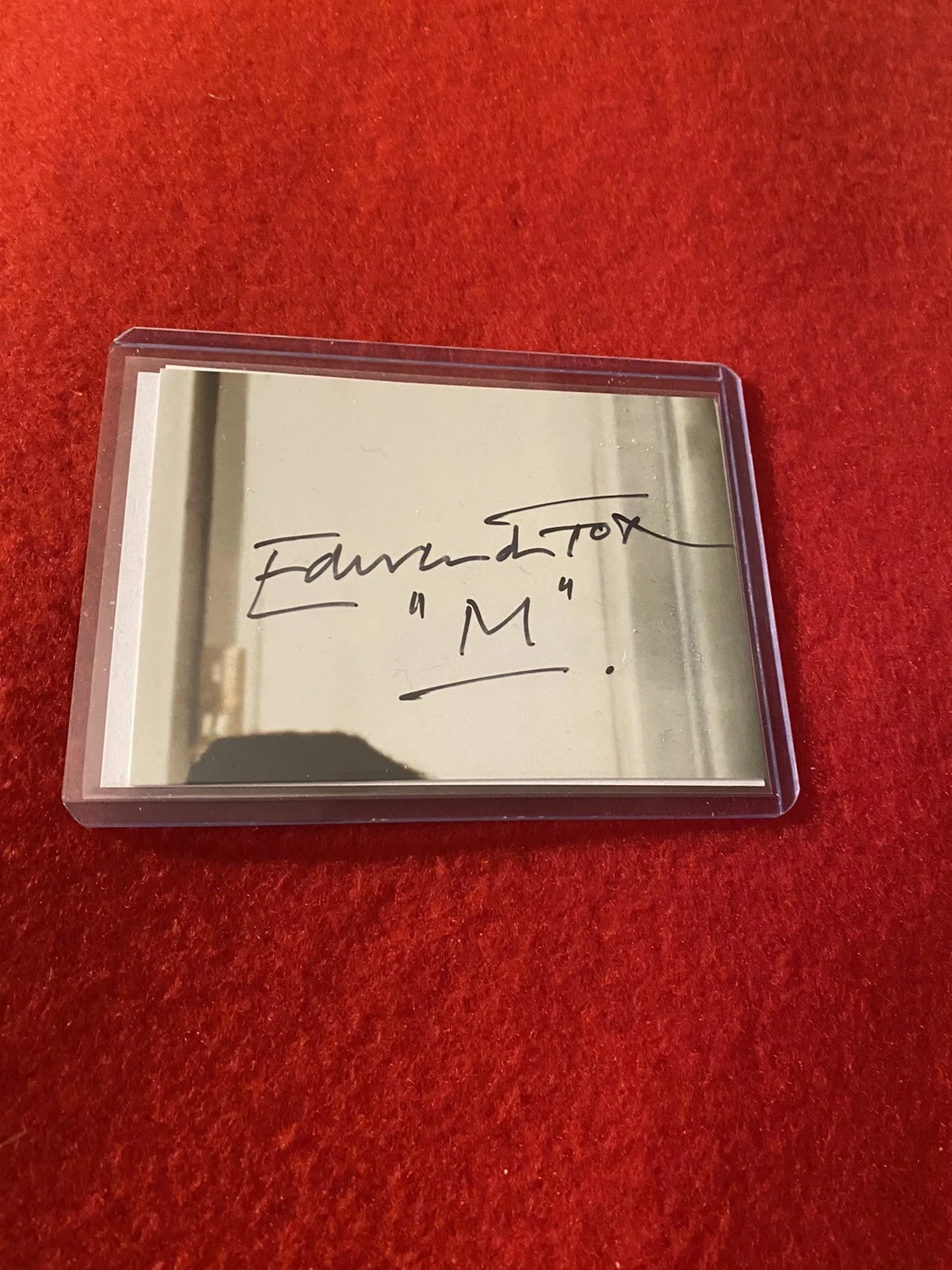 James Bond Autograph- Edward Fox As M In “Never Say Never Again”. + Custom Photo, изображение 3