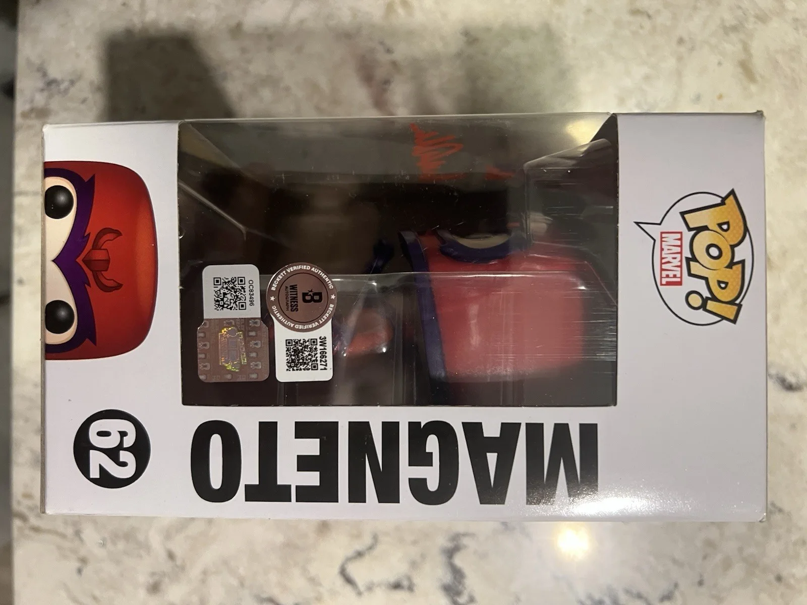 Ian McKellen Signed Funko Pop Magneto COA Doomsday, image 2