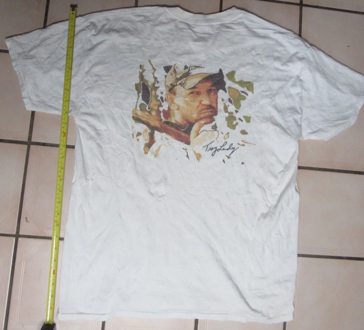 Troy Landry Jacob Landry — TV Swamp People Troy Landry Jacob SIGNED autographed tshirt CCI crewneck lg, изображение 3