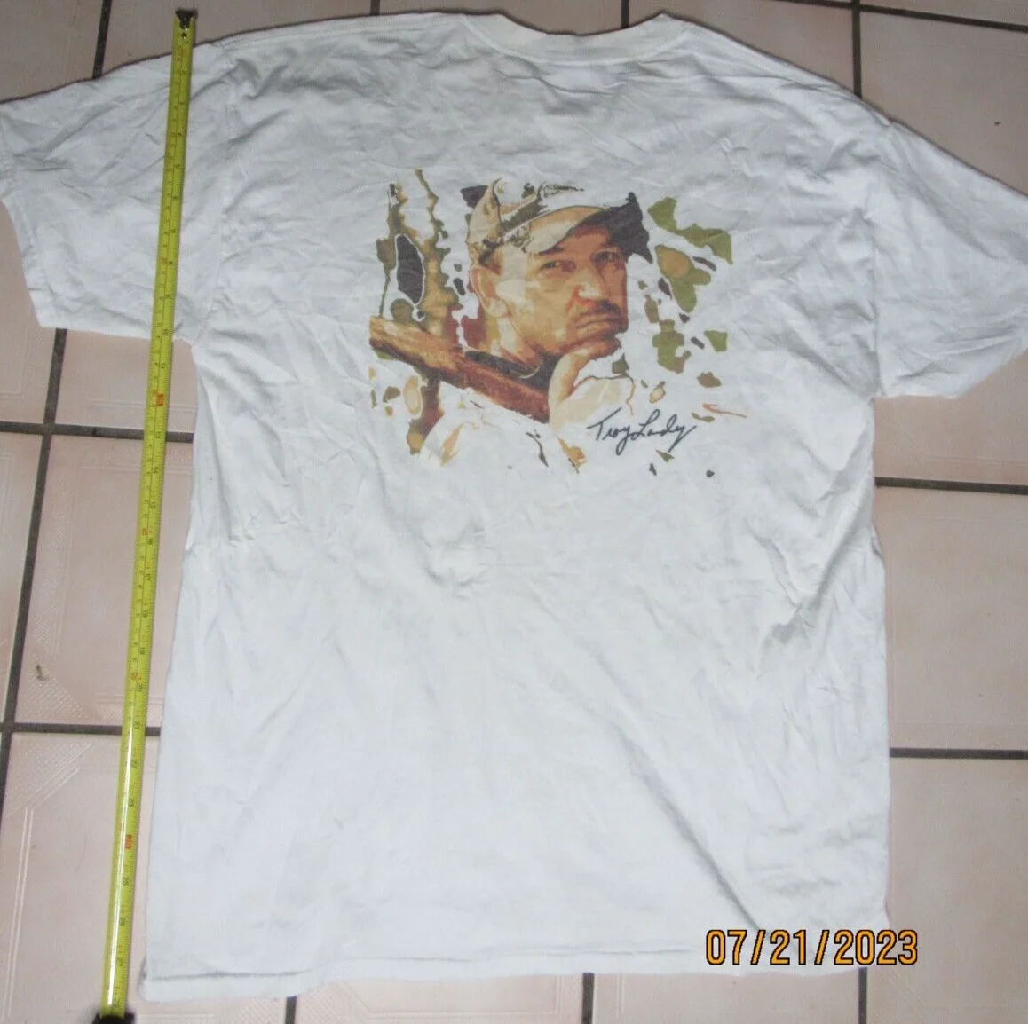Troy Landry Jacob Landry — TV Swamp People Troy Landry Jacob SIGNED autographed tshirt CCI crewneck lg, изображение 4