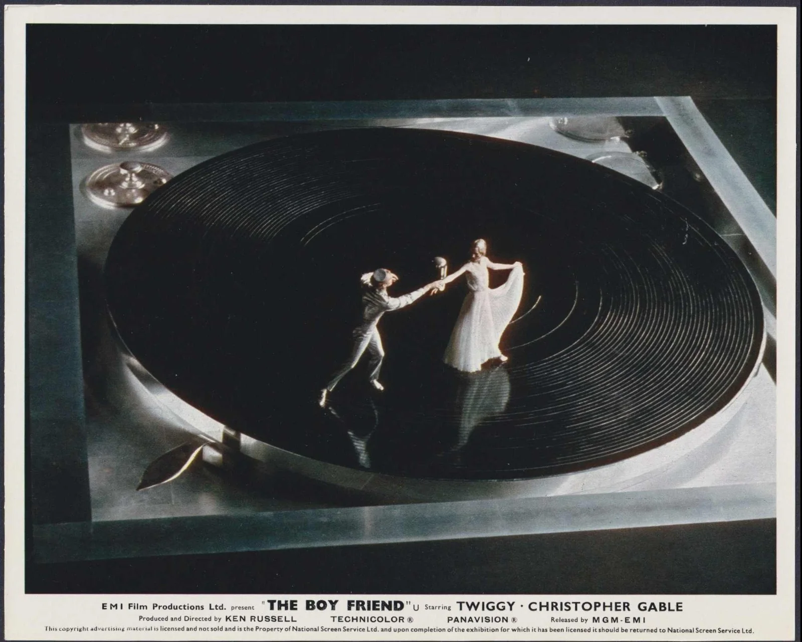 The Boyfriend 7x ORIGINAL UK FOH Lobby Cards Twiggy Ken Russell 1971, изображение 3