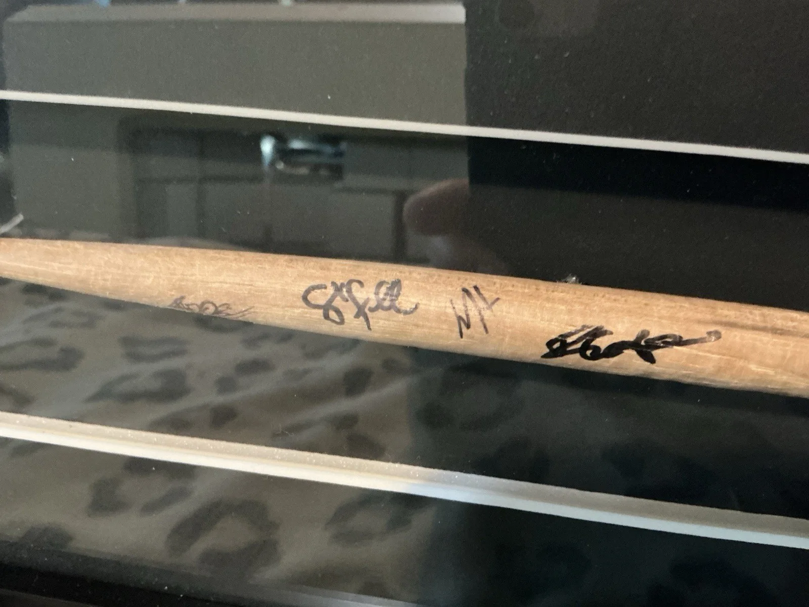 FEE Christian Rock Band Poster & Broken Drumstick Framed Autograph Autographed, изображение 5