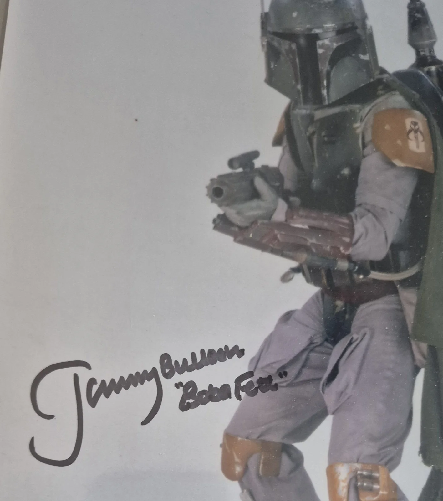 Star Wars Jeremy Bulloch Boba Fett 8x10 Autographed Photo CGC Authentic, изображение 4