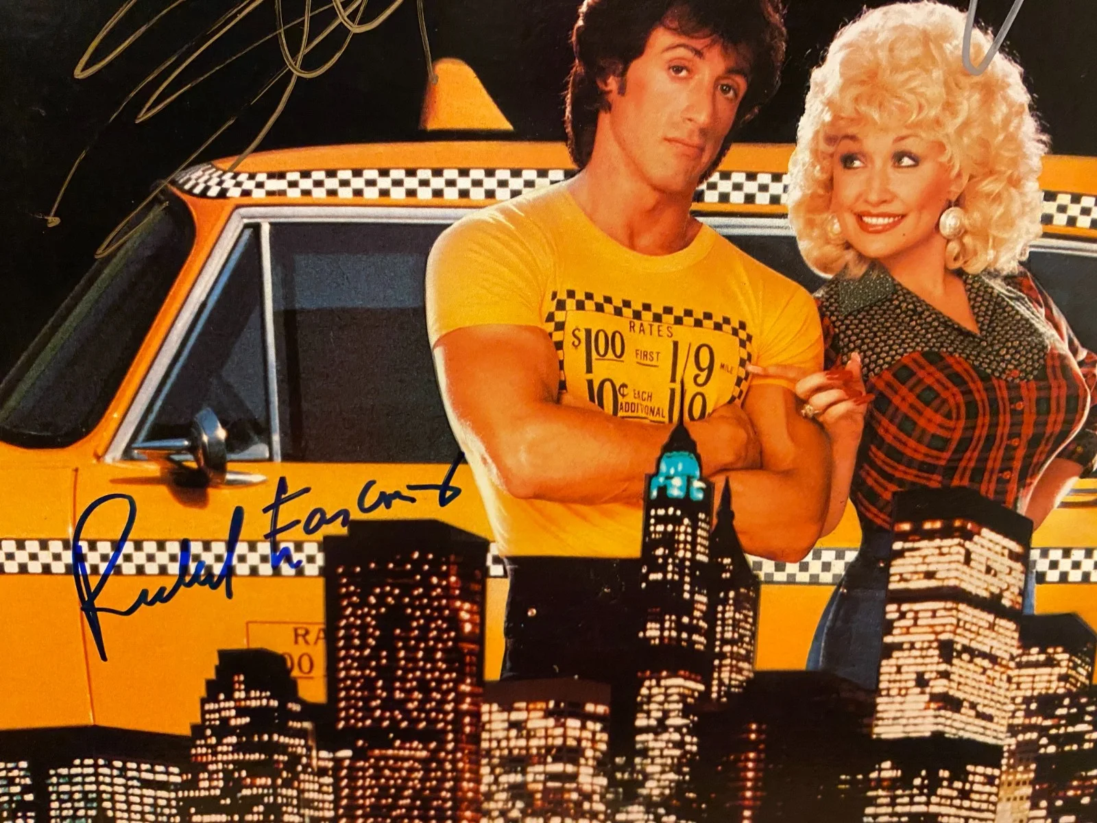 RHINESTONE Signed LP by DOLLY PARTON, SYLVESTER STALLONE & RICHARD FARNSWOTH w/C, изображение 4