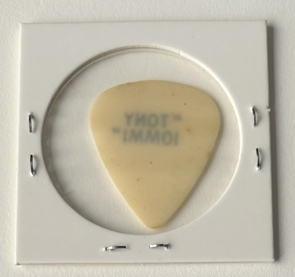 Black Sabbath - Toni Iommi Tour Guitar Pick - One Sided - Dehumanizer 1992, image 2