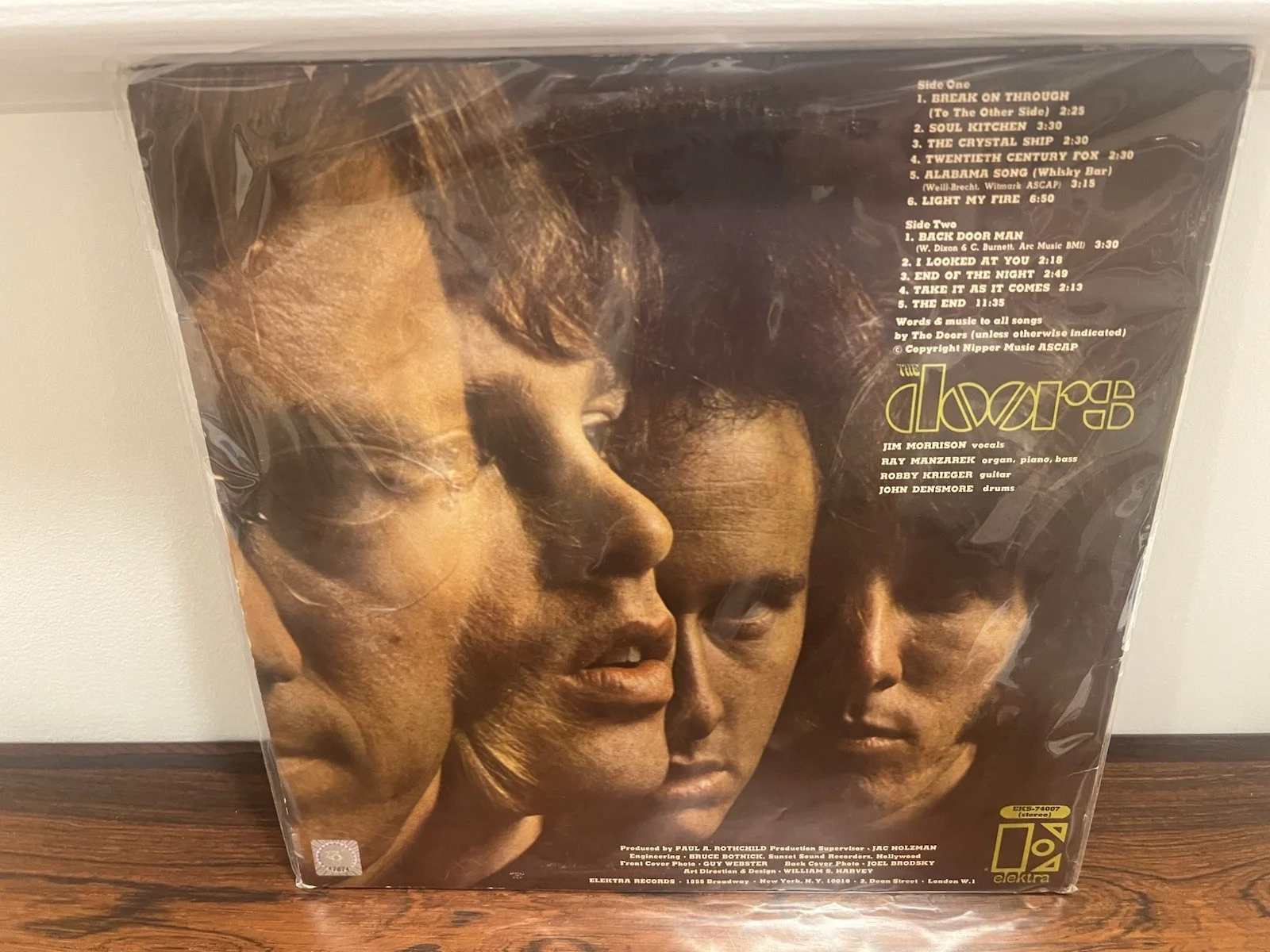 🔥 The Doors Debut Album Signed All 4 Morrison Manzarek Krieger Densmore 🔥, изображение 2