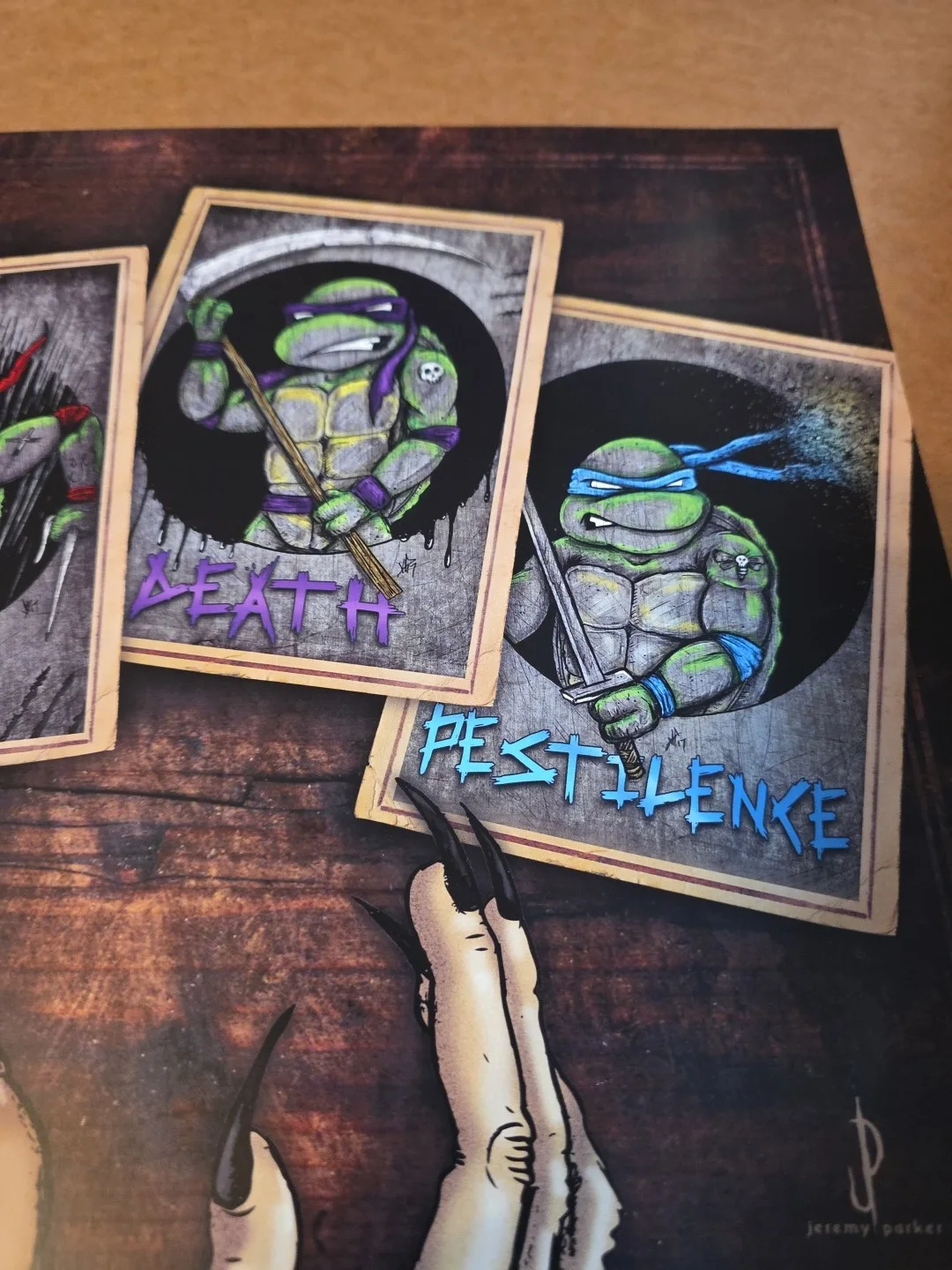 jeremy parker — Jeremy Parker Teenage Mutant Ninja Turtles 11x14 Photo Poster Signed, изображение 3