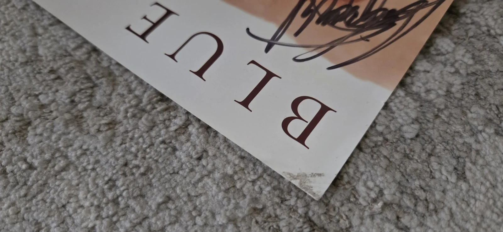 Blue October Foiled For The Last Time Signed Autographed Promo Poster 17"x11", изображение 5