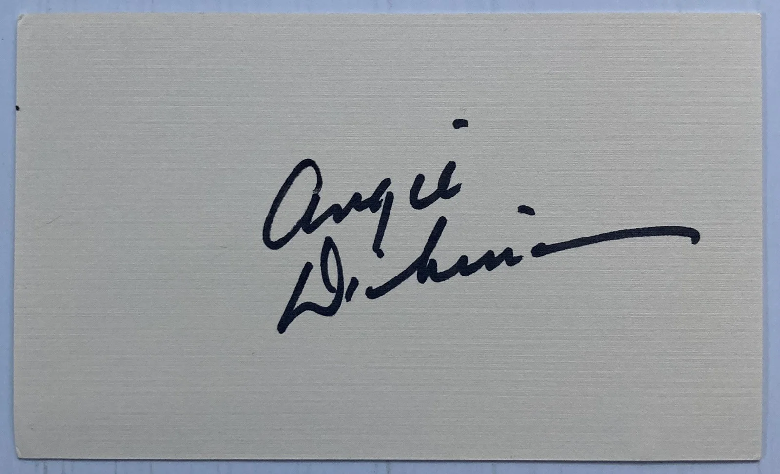 Angie Dickinson — Rio Bravo Angie Dickinson Signed Autograph 3x5 Index Card - JSA Cert - FREE S&H!, image 2