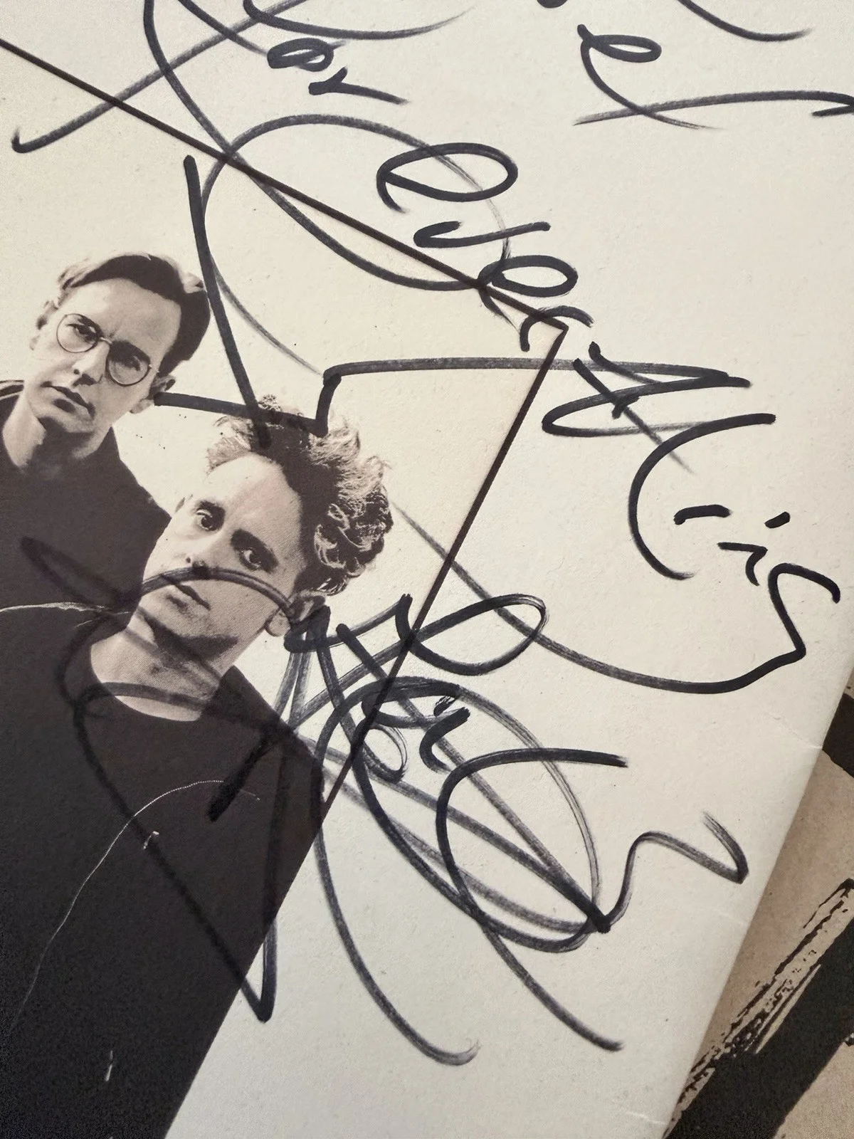 Depeche Mode Songs of Faith and Devotion Autographed Tour Book Signed 1993, image 4