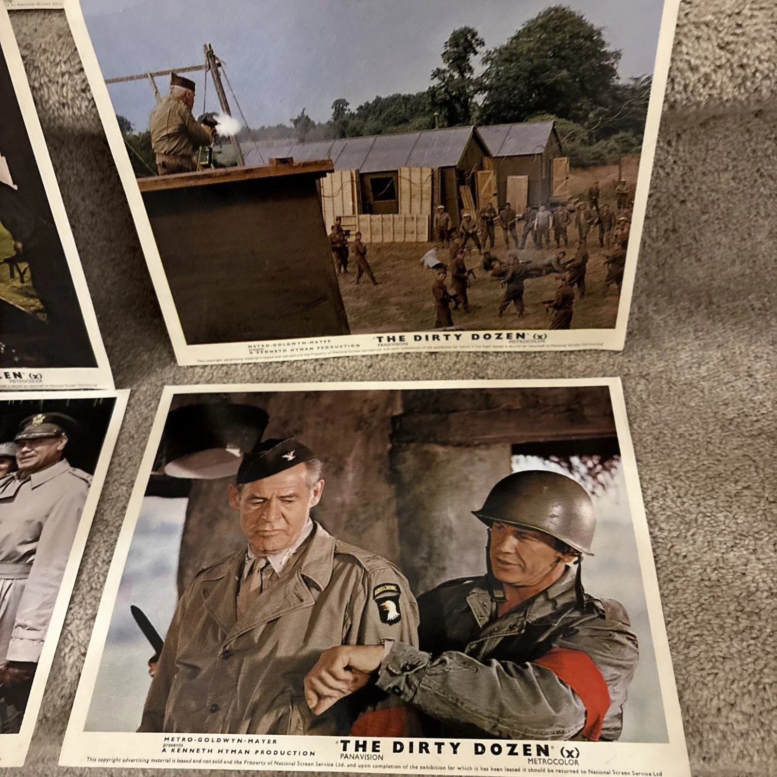 THE DIRTY DOZEN SET OF 7 FOH LOBBY CARDS, изображение 2