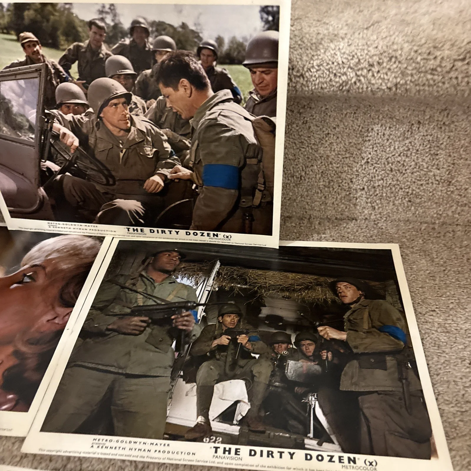 THE DIRTY DOZEN SET OF 7 FOH LOBBY CARDS, изображение 4