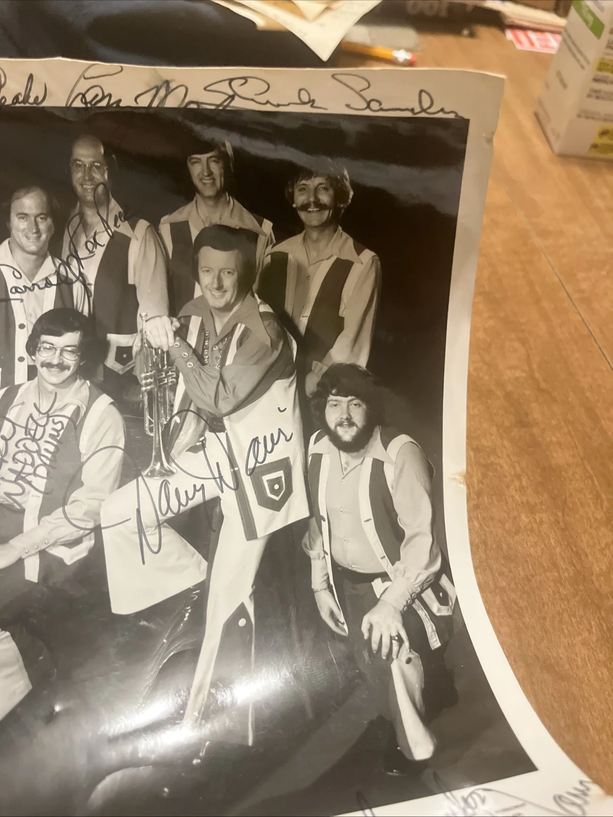 Autographed Rca Records Studio Photo Danny Davis And The Nashville Brass, image 4