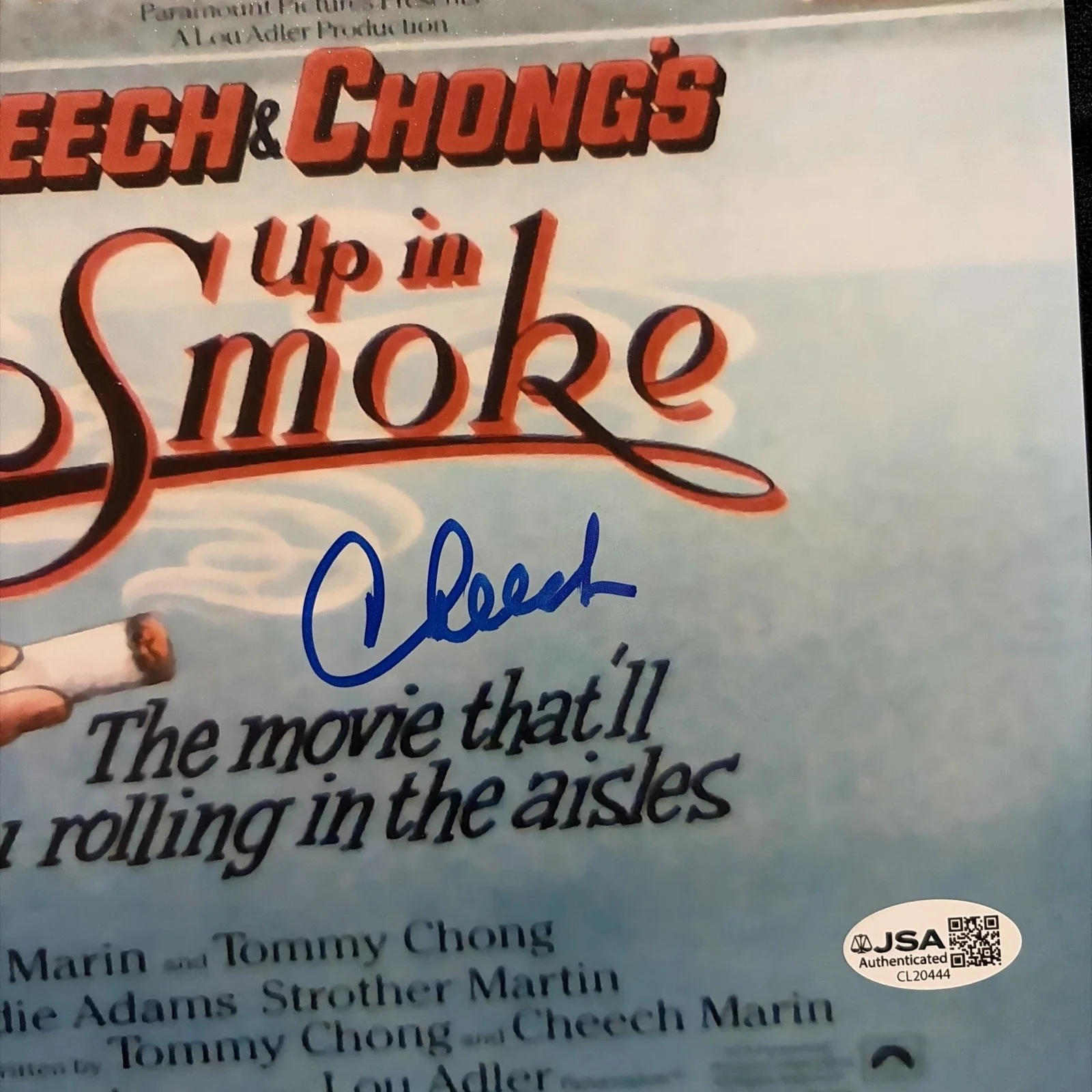 CHEECH AND CHONG Up In Smoke 420 Comedy SIGNED 11x14 Photo JSA COA, изображение 3