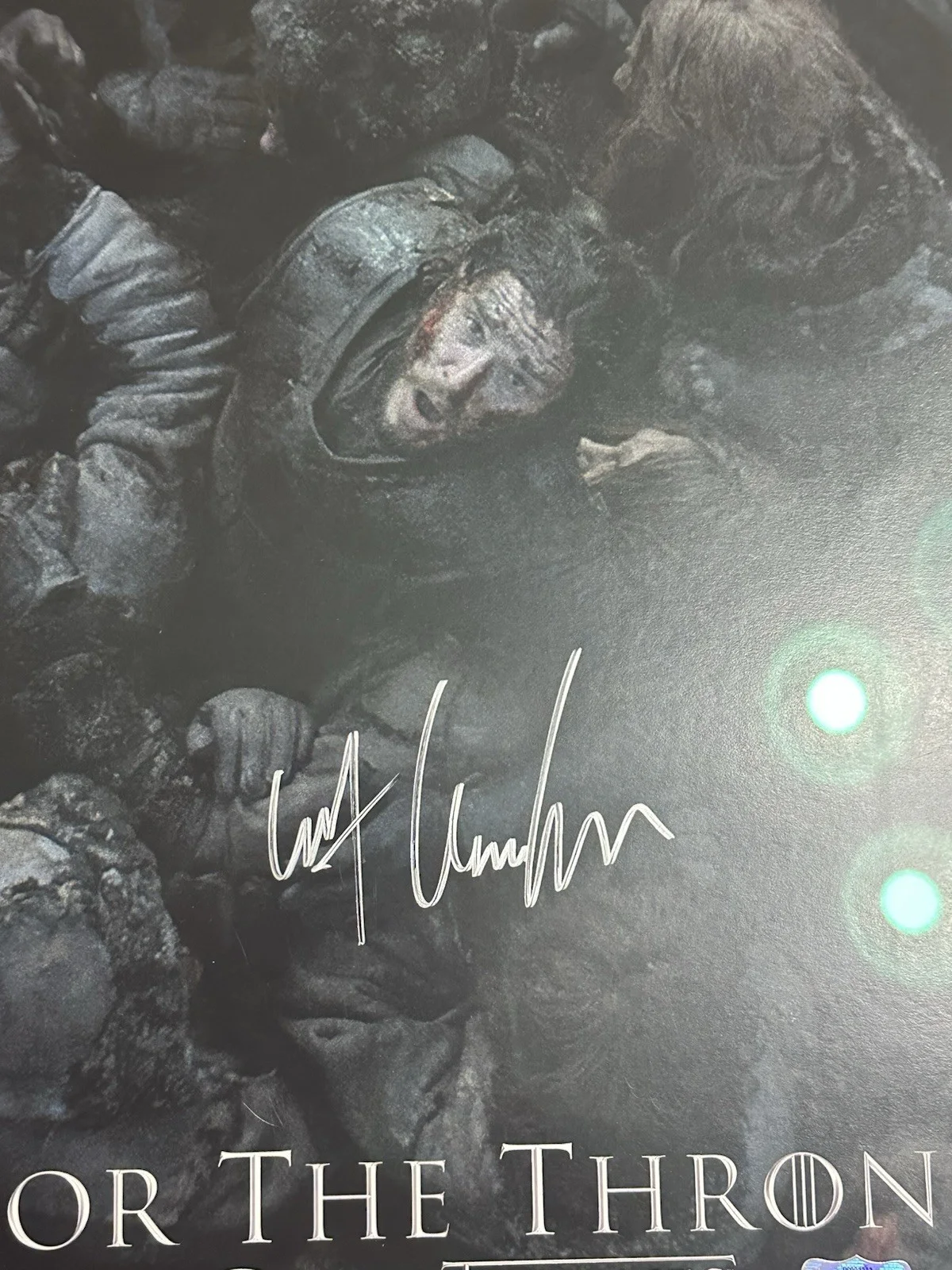 Game of Thrones Kit Harrington Signed 11x17 Poster Autographed Photo, image 3