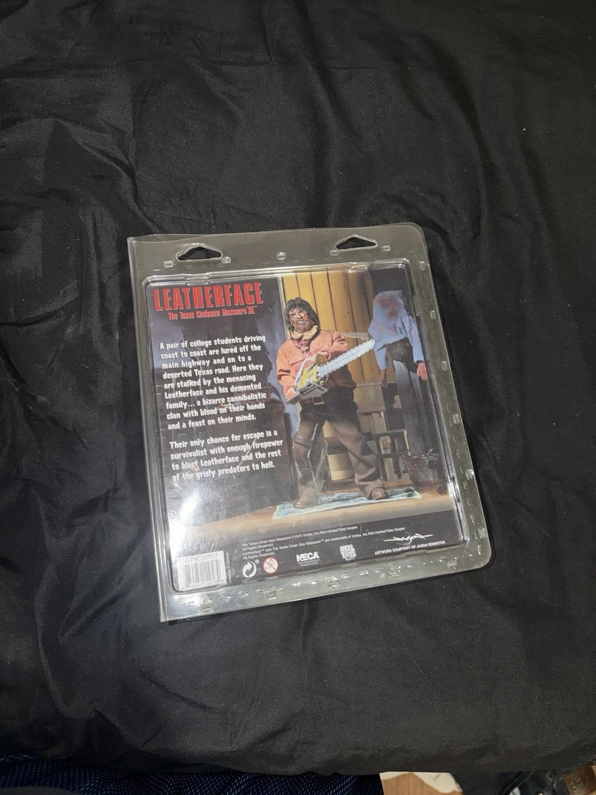 R.a Mihailoff Signed Neca Texas Chainsaw Massacre 3 Retro Cloth Figure, image 3
