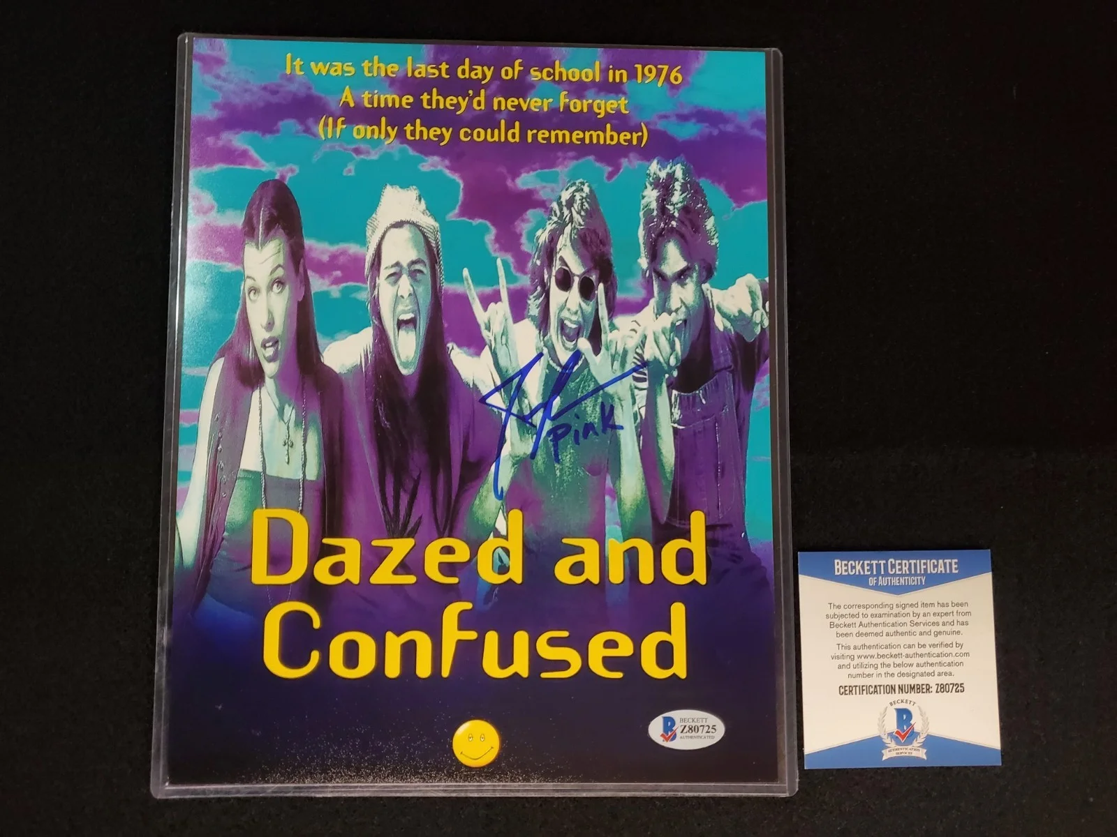 Jason London — JASON LONDON Signed Autograph BAS Beckett DAZED & CONFUSED Inscribed 8x10 Photo