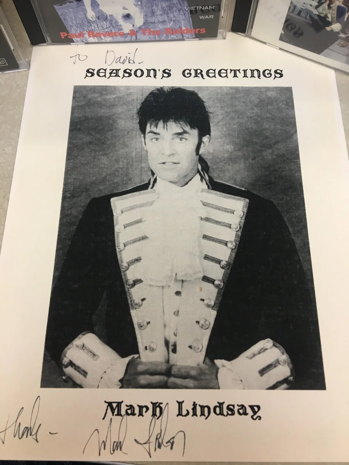 Paul Revere & the Raiders cd lot signed photo Mark Lindsay, изображение 3