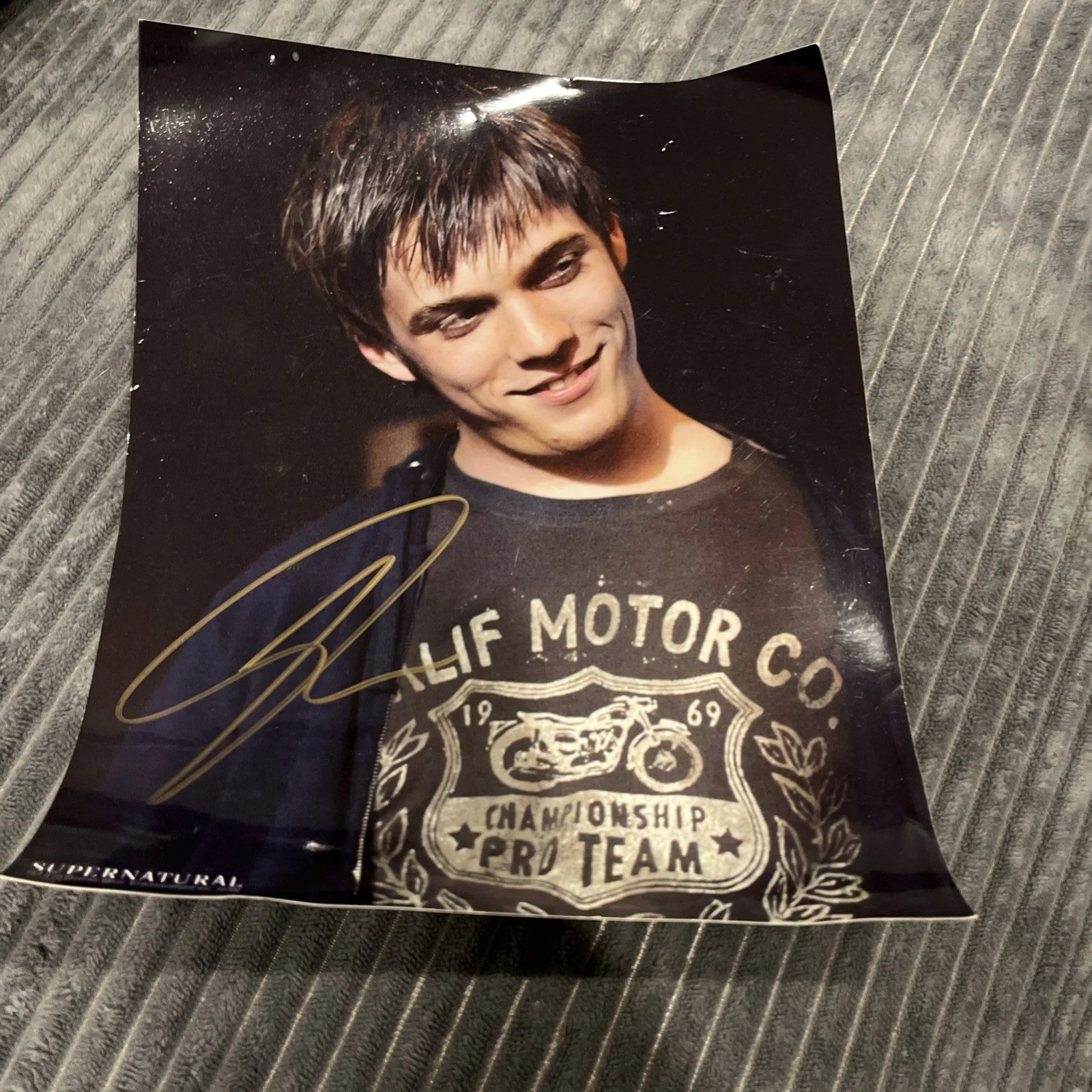 Jake Abel — Jake Abel Supernatural 8x10 Signed Photo Autograph, image 4