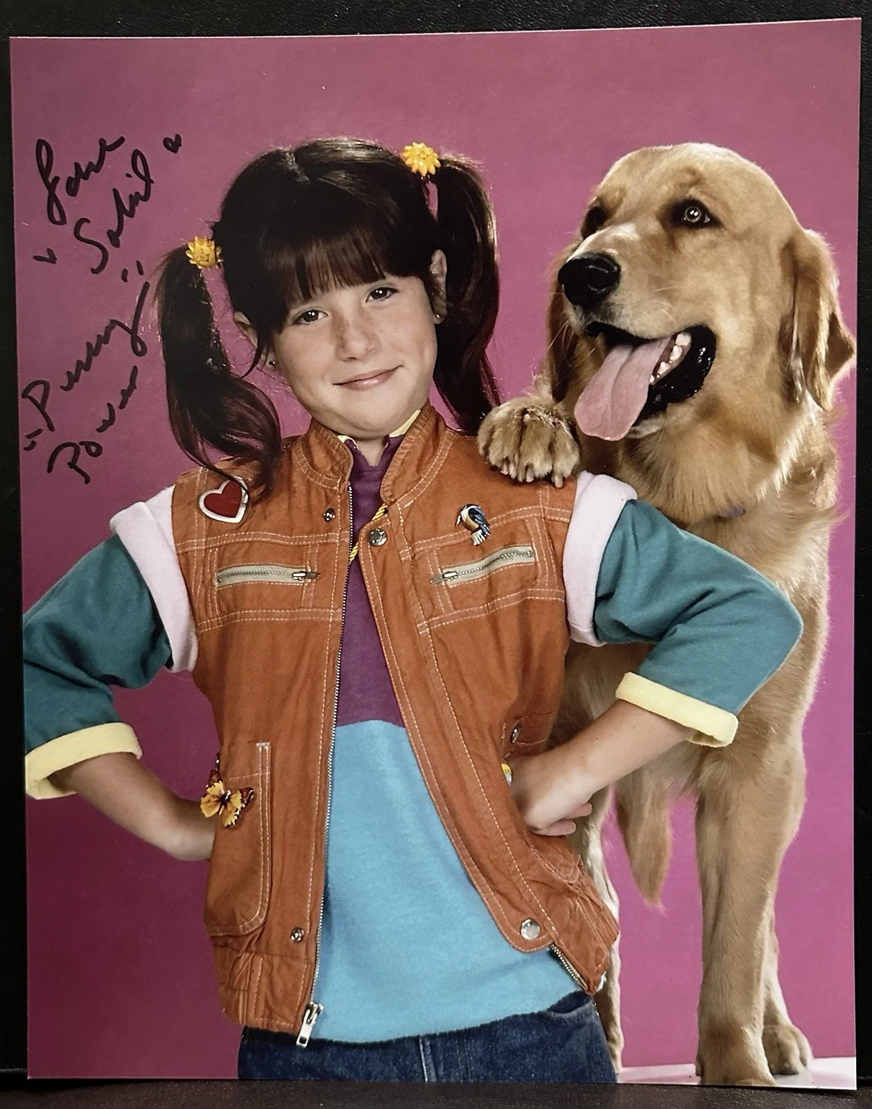 Soleil Moon Frye — Soleil Moon Frye Autographed 8x10 Photograph 2 ! Punky Brewster