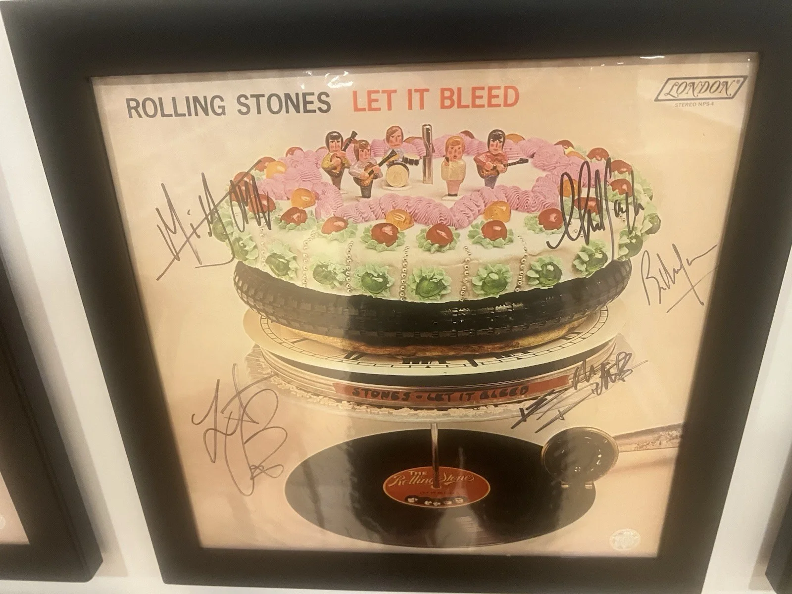 Rolling Stones Signed 6 Albums Jagger Richards Watts Wyman Taylor All 5 Members, image 2