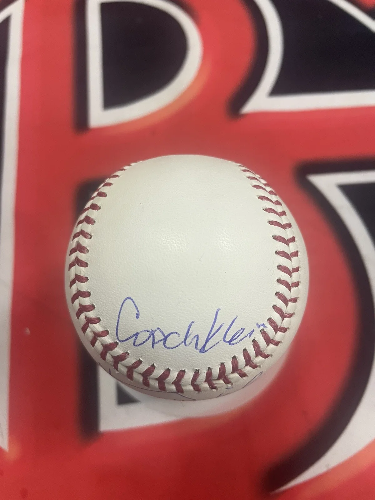 Henry Winkler — Henry Winkler Signed OMLB Coach Klein Autographed Happy Days Beckett BAS COA, изображение 2
