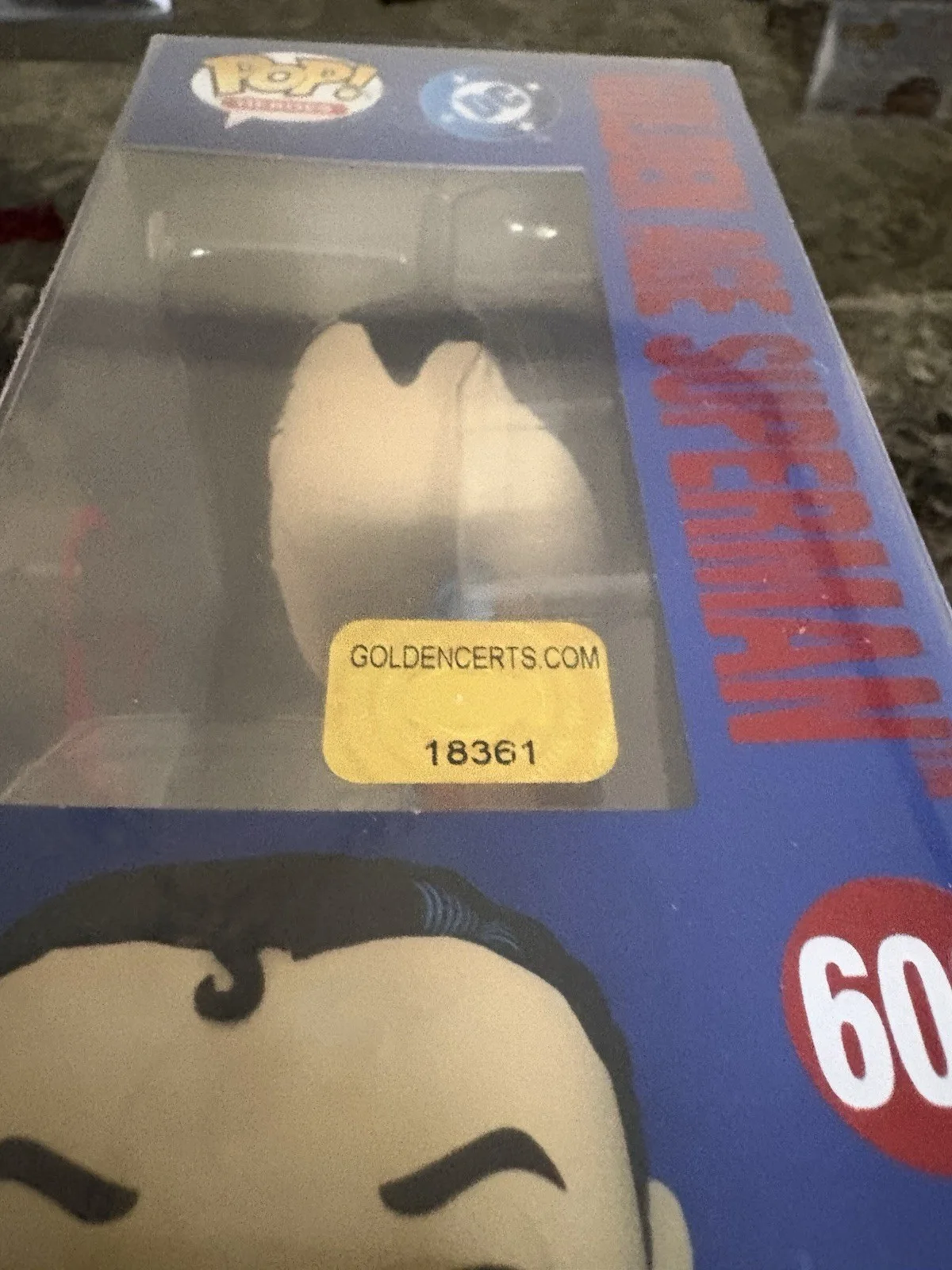 Golden Age Superman Funko #609 Autographed By Voice Actor Jack Quaid w/coa., изображение 2