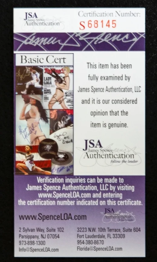 School's Out Lyric Sheet Autographed by Alice Cooper - JSA Certified, image 2