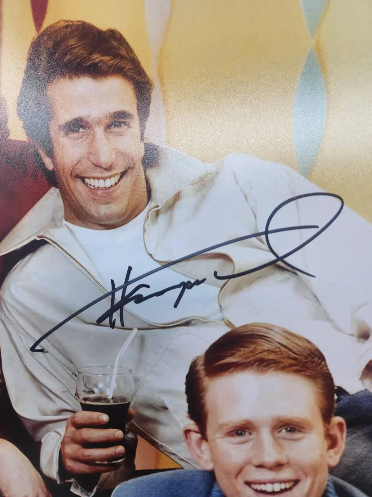 Ron Howard, Don Most, Henry Winkler, Anson Williams — Happy Days Ron Howard Henry Winkler Most Williams Signed 11x14 Photo JSA COA BUF, изображение 4