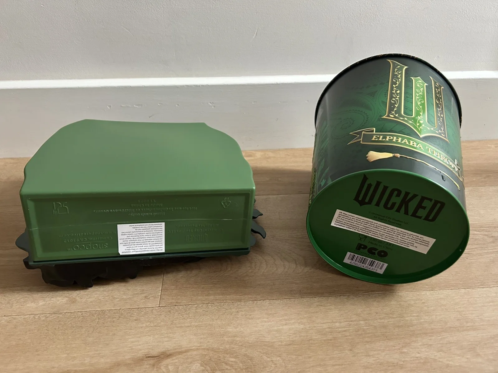 Wicked For Good Elphaba Popcorn Buckets & Glinda Cup Odeon Cinema UK Rare New, image 3