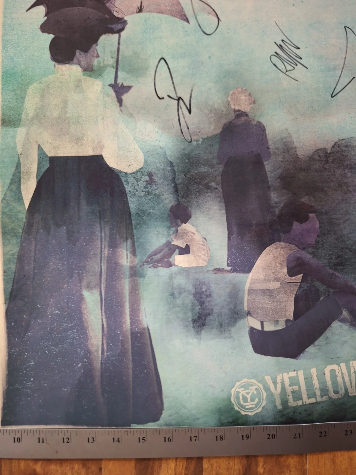 Rare YELLOWCARD Band Signed 18x24 Concert Poster - 2015 US Tour? - NEW/MINT, изображение 5