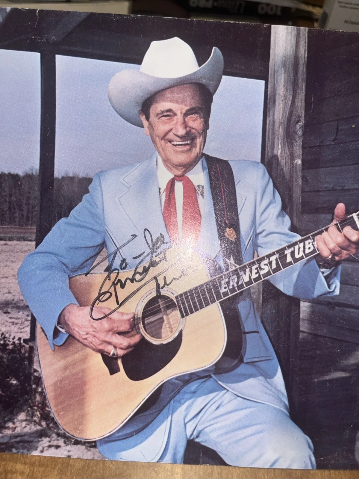 8 X 10 Color Photo Print Signed By Ernest Tubb, image 2
