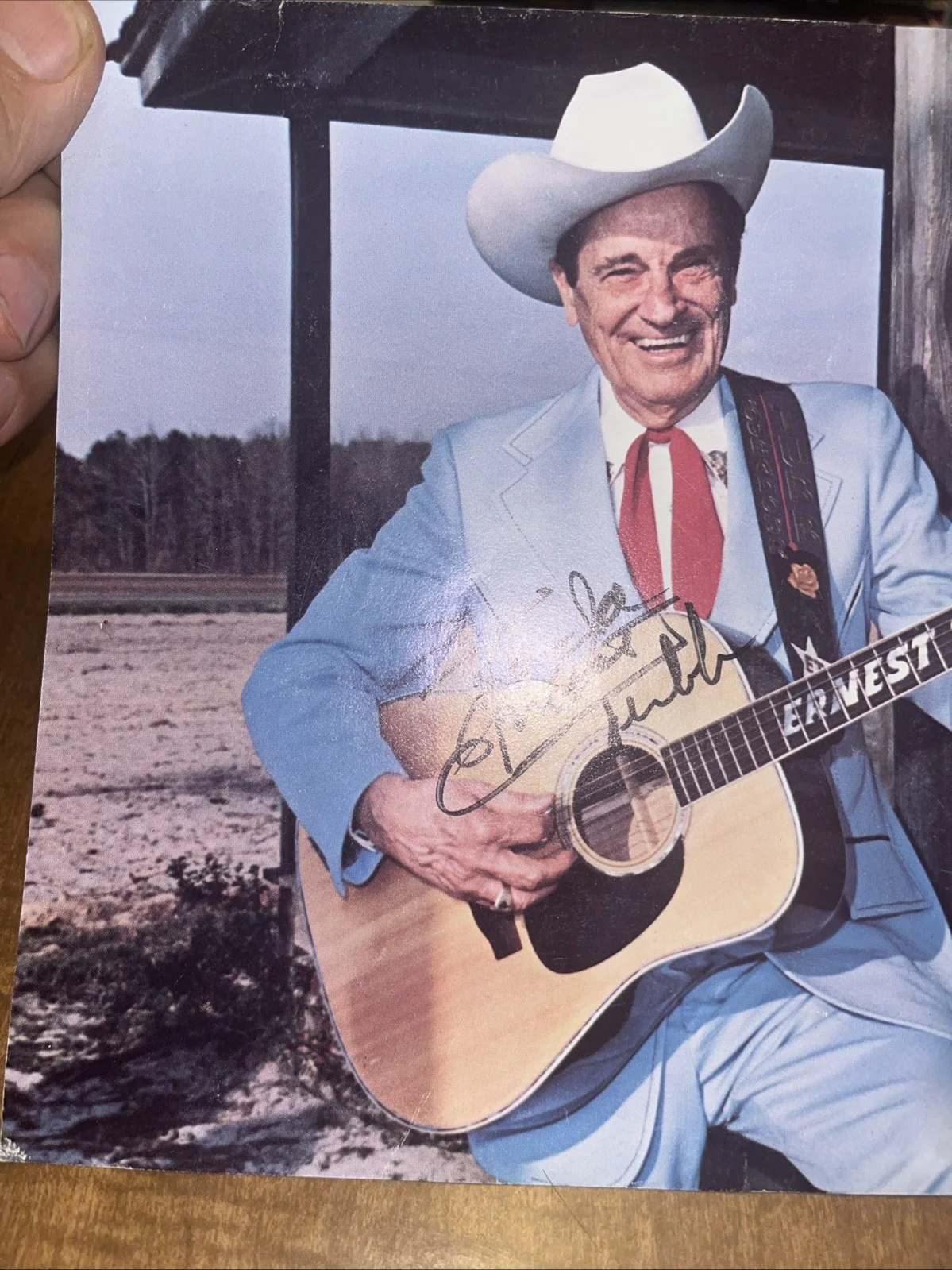 8 X 10 Color Photo Print Signed By Ernest Tubb, image 3