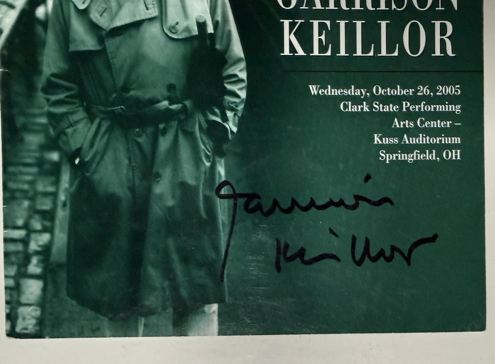 Garrison Keillor — GARRISON KEILLOR SIGNED LIBRARY SPEAKING PAMPHLET A PRAIRIE HOME COMPANION FAME, изображение 2