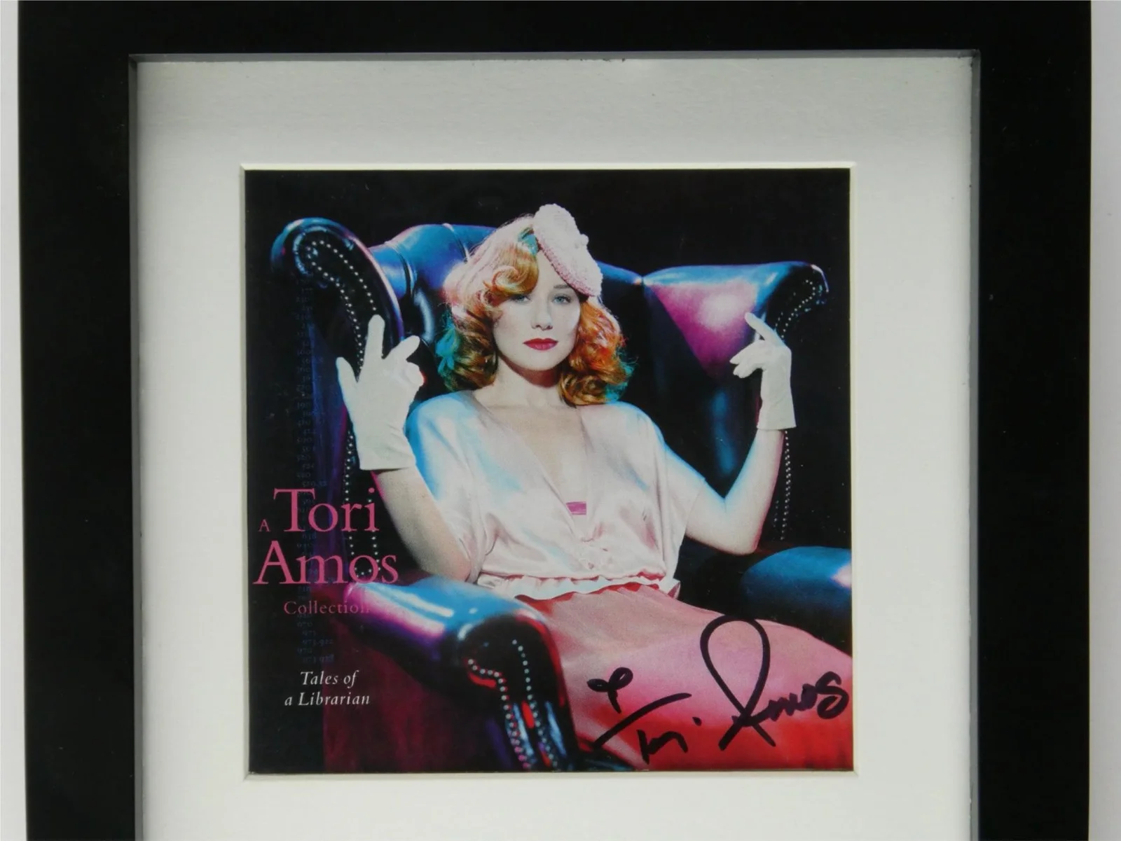 Tori Amos Signed CD Tales from a Librarian Framed Display Matted w/Cover JSA COA, image 3