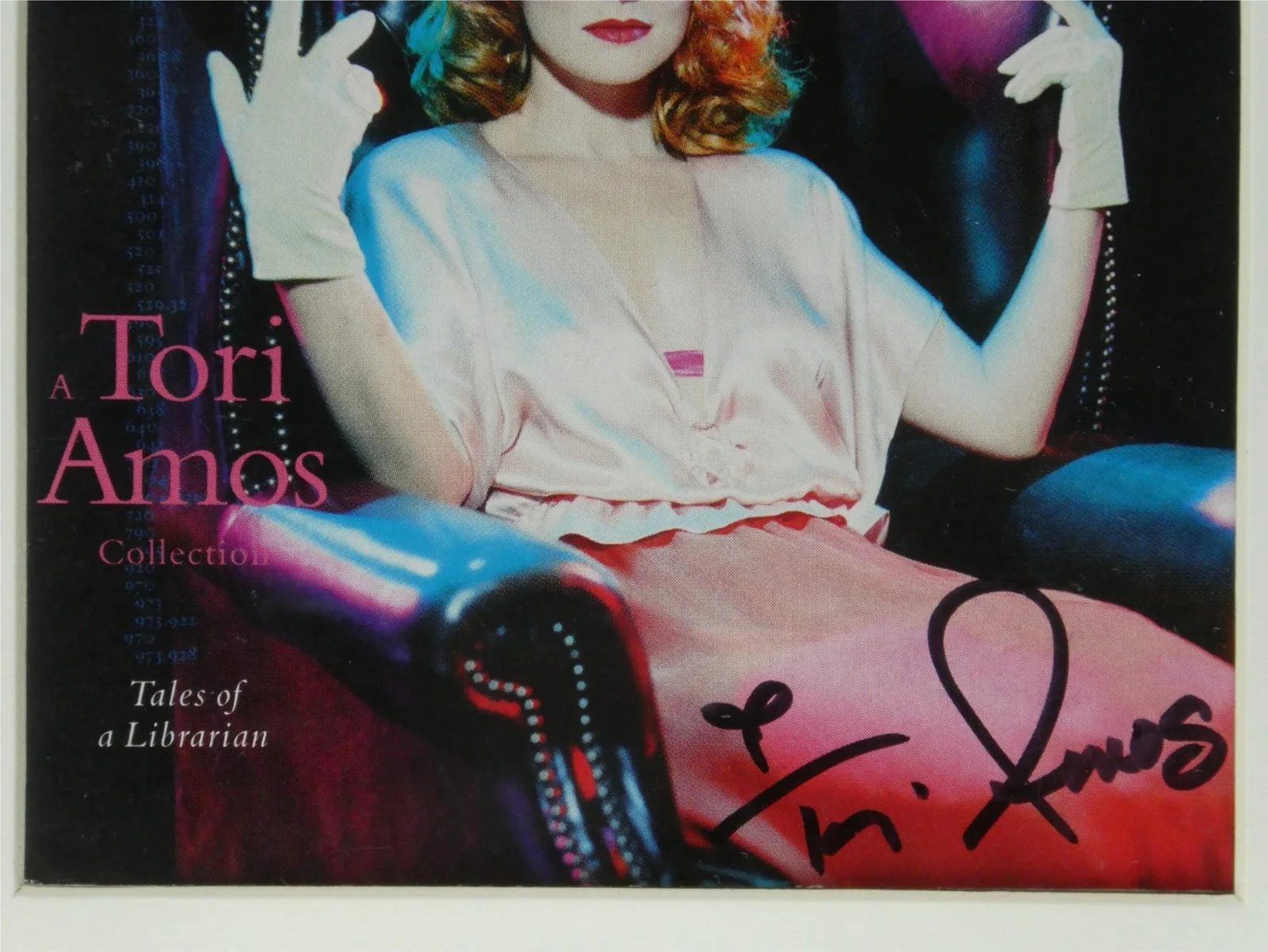 Tori Amos Signed CD Tales from a Librarian Framed Display Matted w/Cover JSA COA, image 4
